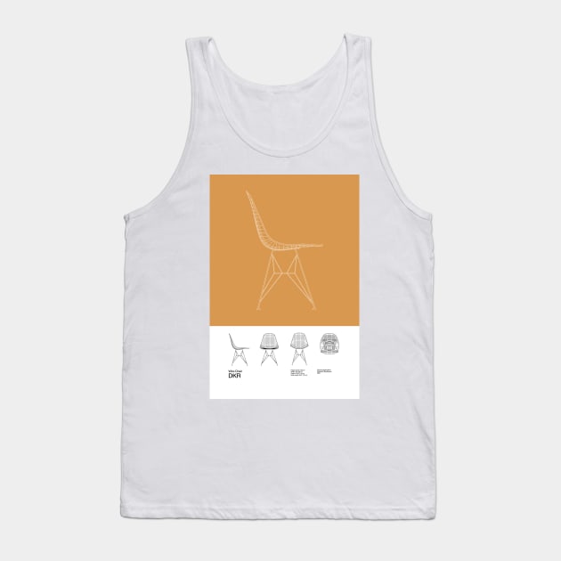 Eames DKR Chair Poster Mid Century Design - Minimal Design - Charles and Ray Eames Tank Top by sub88